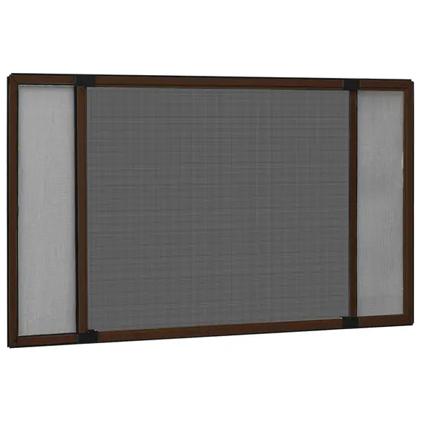 Gossi plasa insecte extensibila pentru ferestre maro (100-193)x75 cm