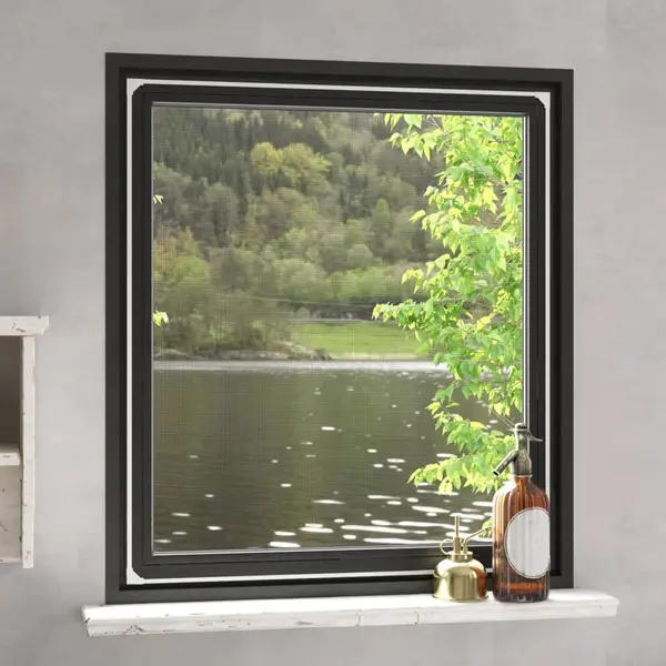 Gossi plasa insecte magnetica pentru ferestre, alb, 120x140 cm