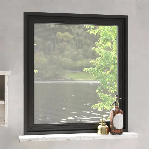 Gossi plasa insecte magnetica pentru ferestre, antracit, 130x150 cm