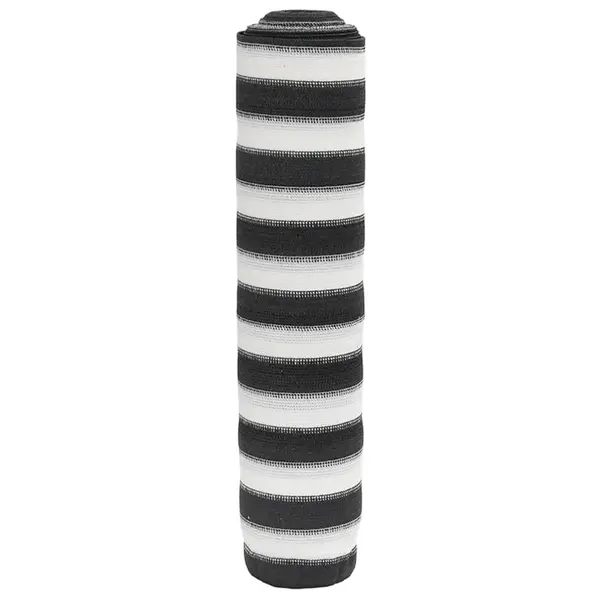 Gossi plasa protectie intimitate antracit/alb 1,5x10 m hdpe 195 g/m2
