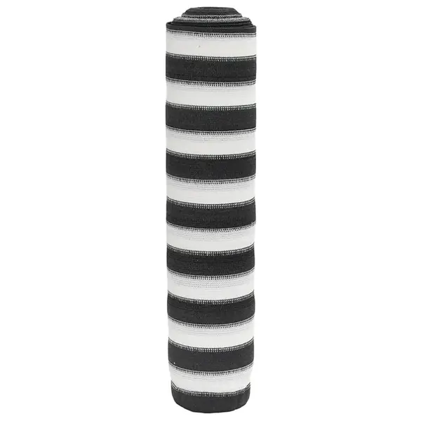 Gossi plasa protectie intimitate antracit/alb 1,5x50 m hdpe 195 g/m2