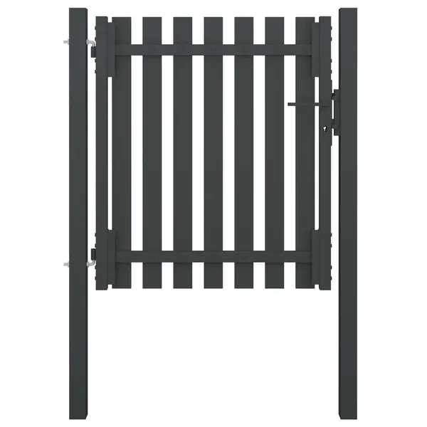 Gossi poarta de gard gradina, antracit, 1 x 1,25 m, otel