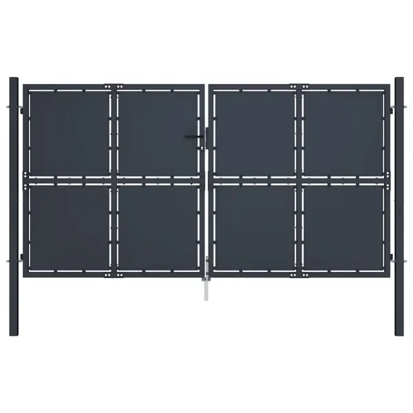 Gossi poarta de gradina, antracit, 300 x 125 cm, otel
