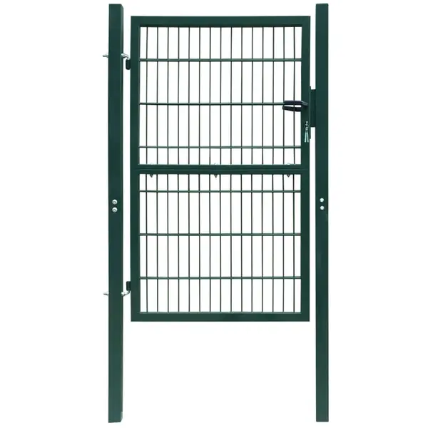 Gossi poarta pentru gard 2d (simpla), verde, 106x170 cm