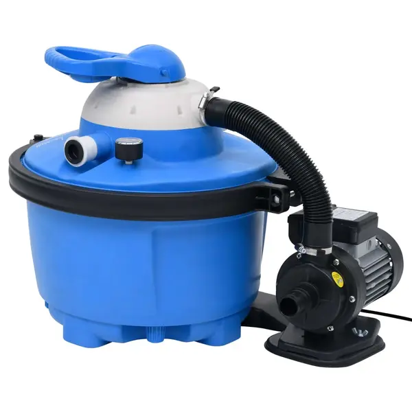 Gossi pompa cu filtru nisip albastru/negru 385x620x432 mm 200 w 25 l