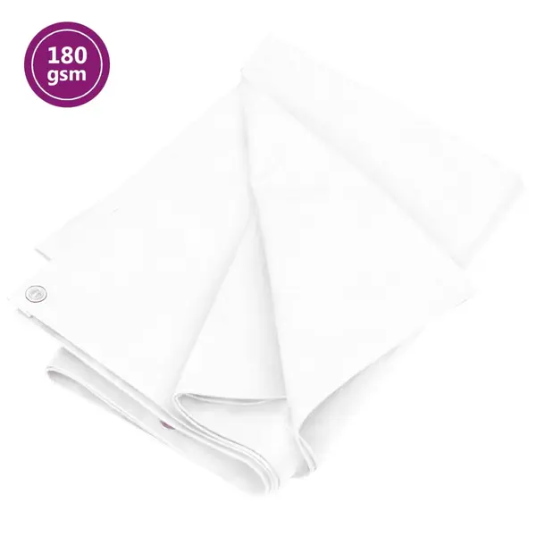Gossi prelata 180 g/m2, alb, 3x4 m, hdpe