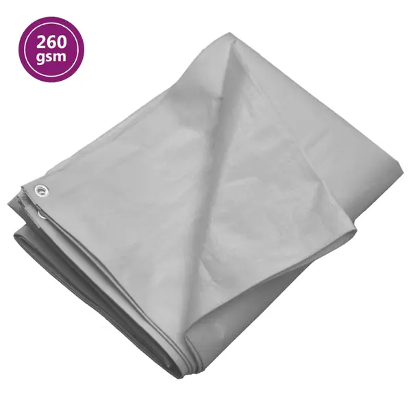 Gossi prelata 260 g/m2, gri, 3x6 m, hdpe