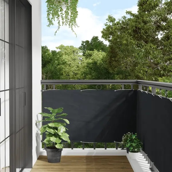 Gossi prelata balcon, material textil oxford, 75 x 600 cm, antracit