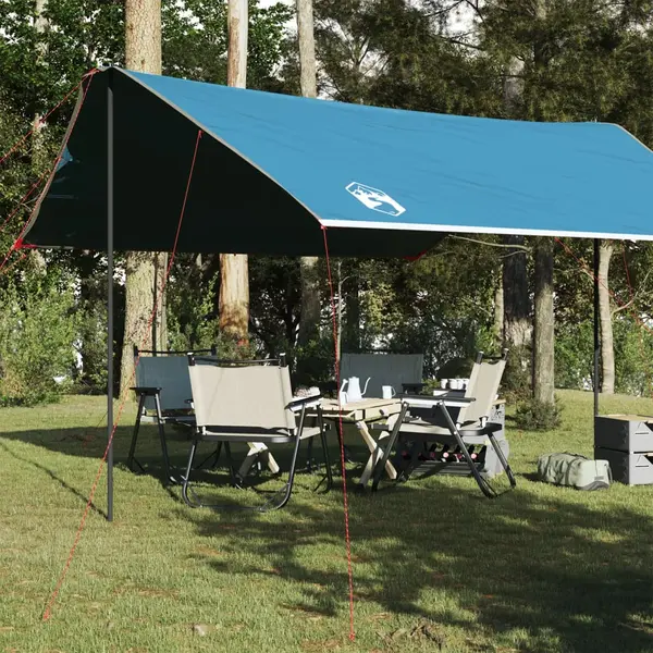 Gossi prelata de camping, albastru, 460x305x210 cm, impermeabila