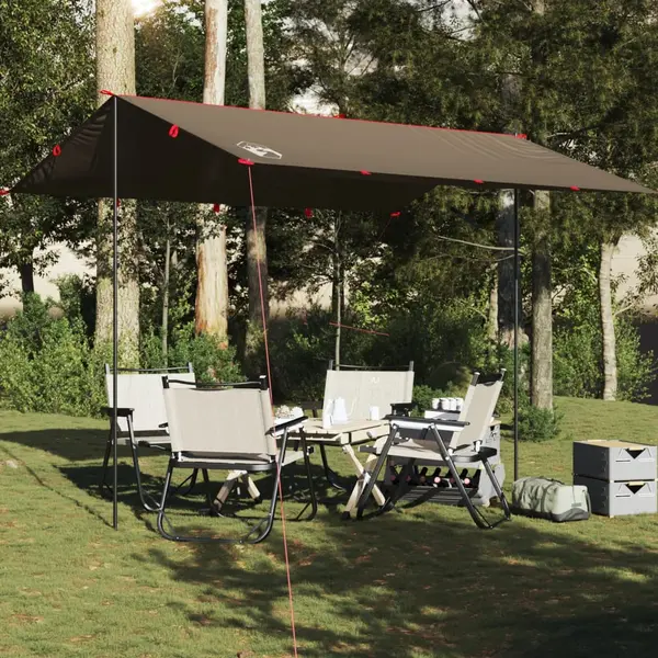Gossi prelata de camping, maro, 366x306 cm, impermeabila