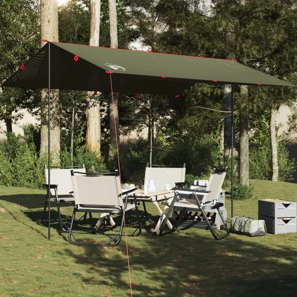 Gossi prelata de camping, verde masliniu, 366x306 cm, impermeabila