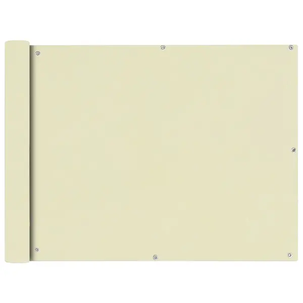 Gossi prelata pentru balcon din tesatura oxford, 90x600cm, crem