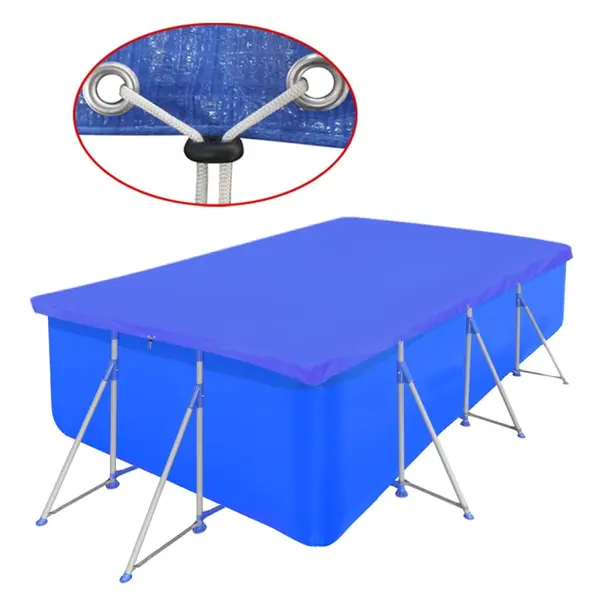 Gossi prelata pentru piscina, 540x270 cm, pe, dreptunghiular, 90 g/mp