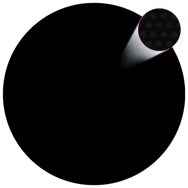 Gossi prelata piscina, negru, 381 cm, pe