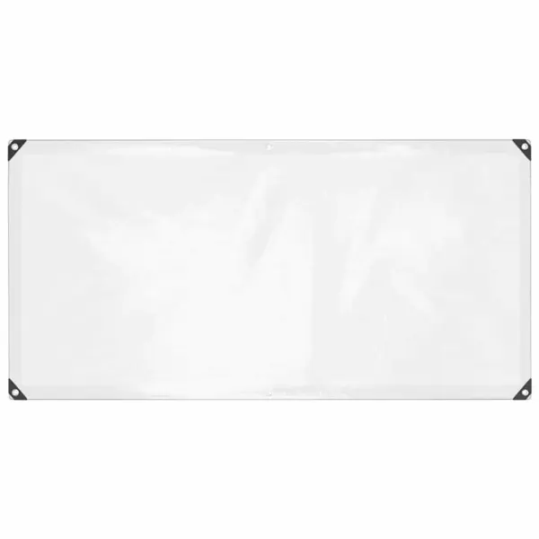 Gossi prelata transparenta cu ochiuri 1x2 m polietilena