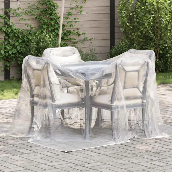 Gossi prelata transparenta cu ochiuri 2x2 m polietilena