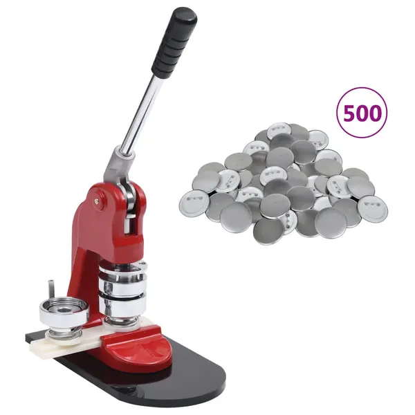 Gossi presa insigne cu 500 piese de insigna cu agrafa, 58 mm
