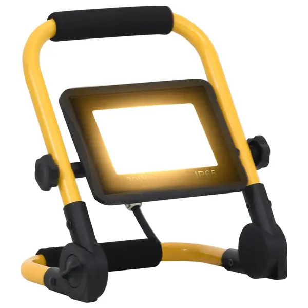 Gossi proiector cu led si maner, 30 w, alb cald