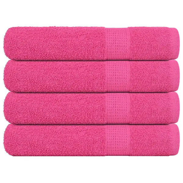 Gossi prosoape 4 buc roz 100x200 cm 360 g/m2 100% bumbac