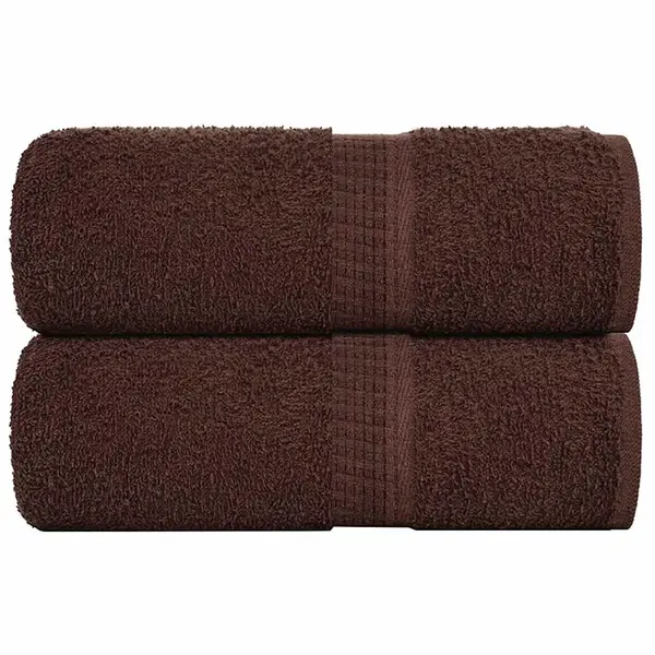 Gossi prosoape cu sapun 2 buc maro 30x30 cm 360 g/m2 100% bumbac