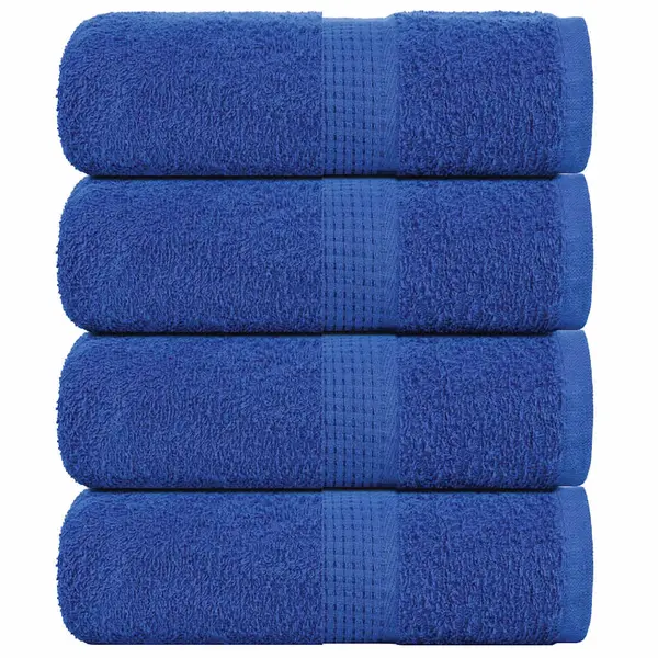 Gossi prosoape cu sapun 4 buc albastru 30x30 cm 360 g/m2 100% bumbac