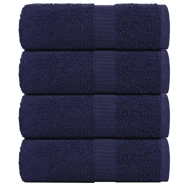 Gossi prosoape cu sapun 4 buc bleumarin 30x30 cm 360 g/m2 100% bumbac