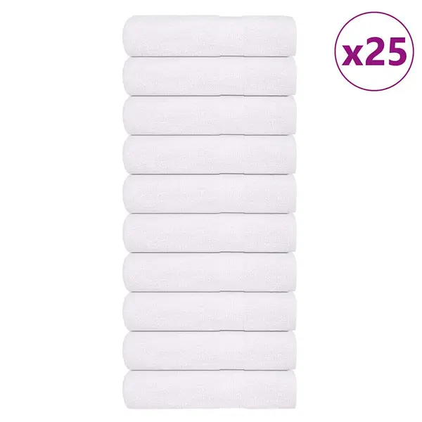 Gossi prosoape de baie 25 buc alb 100x150 cm 360 g/m2 100% bumbac