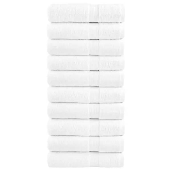 Gossi prosoape de dus premium solund 10 buc alb 70x140cm 600 gsm