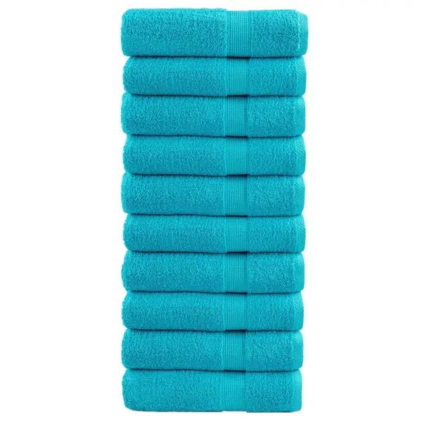Gossi prosoape de dus premium solund 10 buc. turcoaz 70x140cm 600 gsm