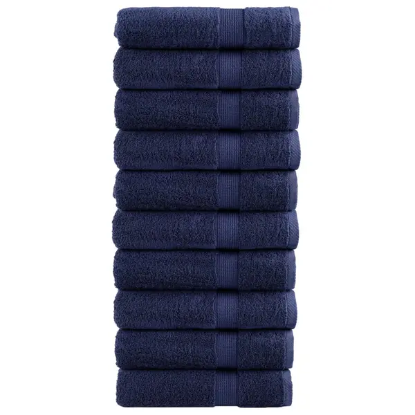 Gossi prosoape de dus premium solund 10buc bleumarin 70x140cm 600 gsm