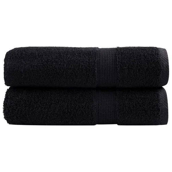 Gossi prosoape de dus premium solund 2 buc. negru 70x140 cm 600 gsm