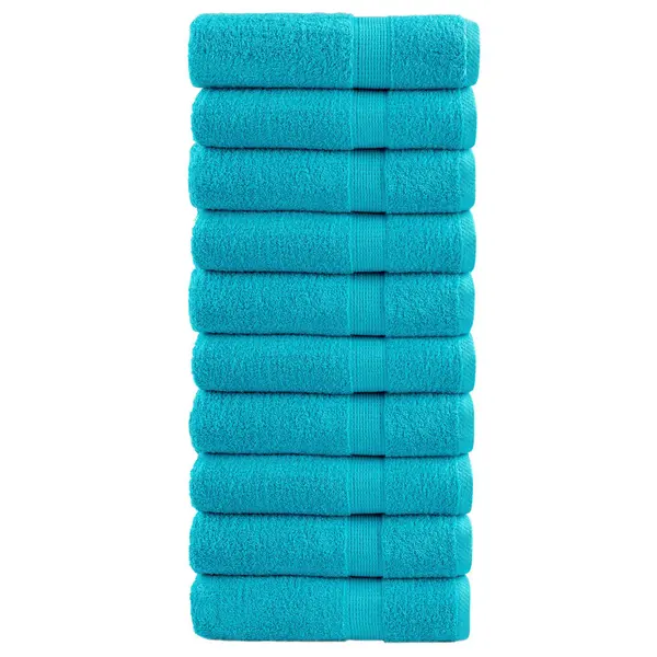 Gossi prosoape de maini premium solund 10buc. turcoaz 50x100cm 600gsm