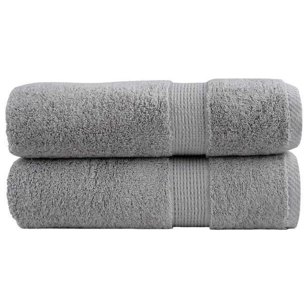 Gossi prosoape de maini premium solund 2 buc gri 50x100cm 600gsm