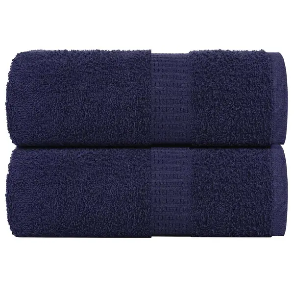 Gossi prosoape de sapun 2 buc albastru marin 360 g/m2 100% bumbac