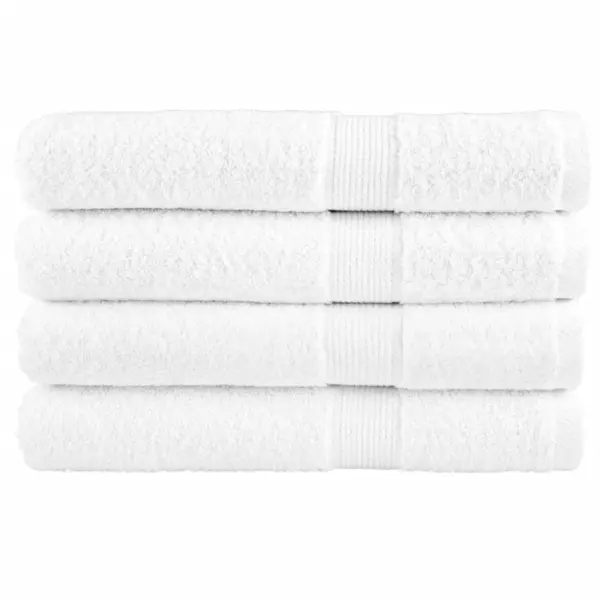 Gossi prosoape de sauna premium solund 4 buc alb 80x200cm 600gsm