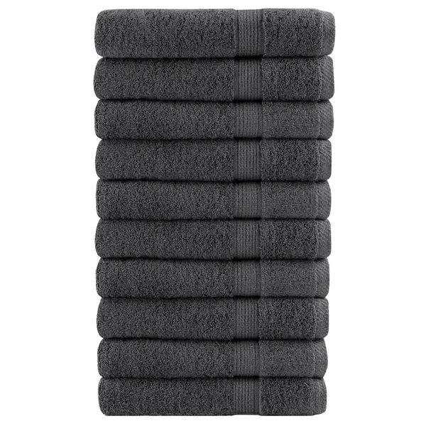 Gossi prosoape de sauna solund 10 buc antracit 80x200 cm 600 gsm