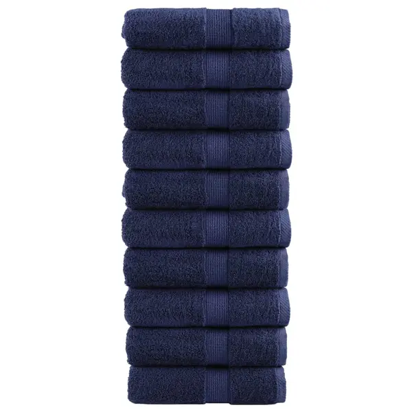 Gossi prosoape maini premium solund 10 buc bleumarin 30x30cm 600gsm