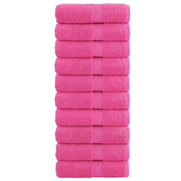 Gossi prosoape maini premium solund 10 buc roz 30x30 cm 600 gsm