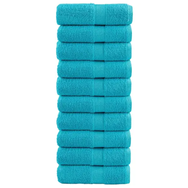 Gossi prosoape maini premium solund 10 buc turcoaz 30x30cm 600gsm