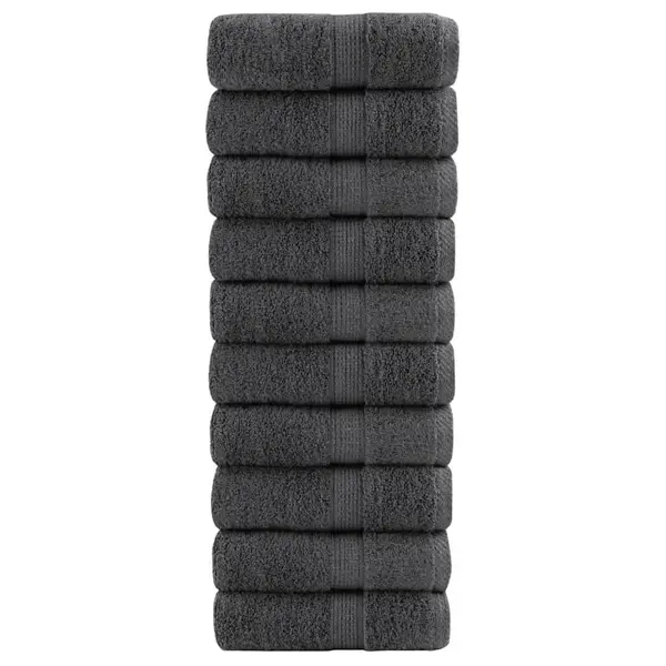Gossi prosoape maini premium solund 10buc antracit 30x30cm 600gsm