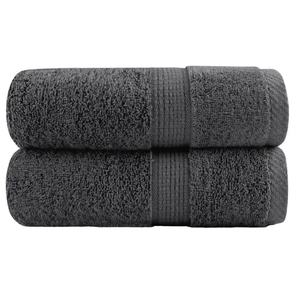Gossi prosoape maini premium solund 2 buc antracit 30x30cm 600gsm