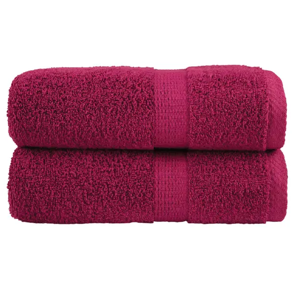 Gossi prosoape maini premium solund 2 buc bordo 30x30 cm 600gsm