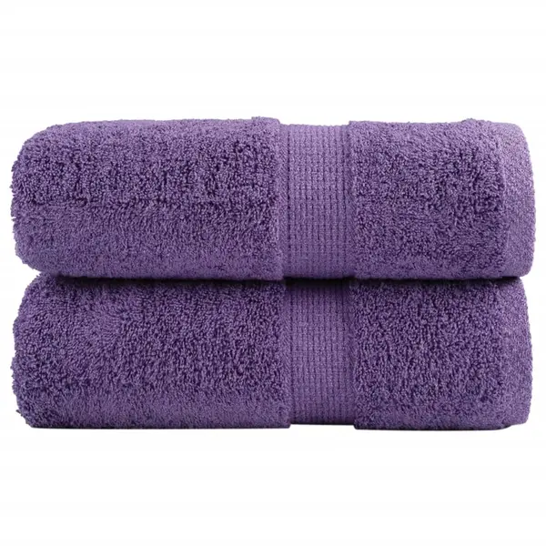 Gossi prosoape maini premium solund 2 buc violet 30x30cm 600 gsm