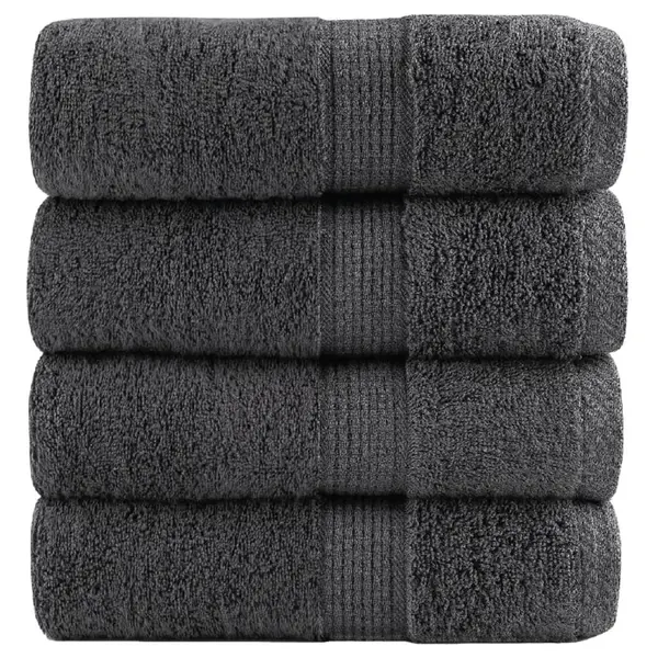 Gossi prosoape maini premium solund 4 buc antracit 30x30cm 600gsm