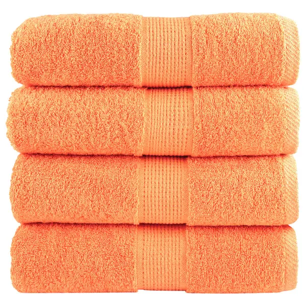 Gossi prosoape maini premium solund 4 buc portocaliu 30x30cm 600 gsm