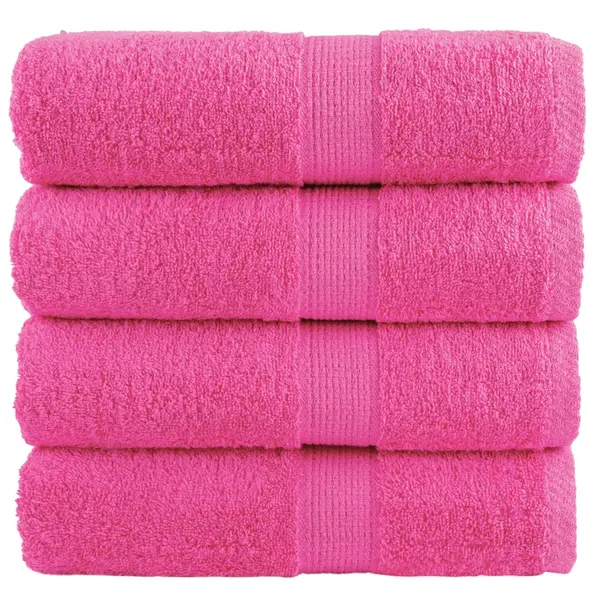 Gossi prosoape maini premium solund 4 buc roz 30x30 cm 600 gsm