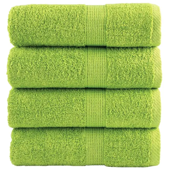 Gossi prosoape maini premium solund 4 buc verde 30x30 cm 600 gsm