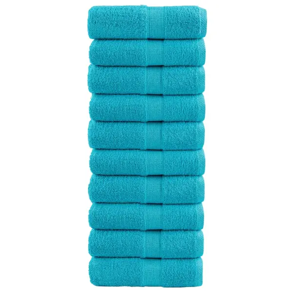 Gossi prosoape oaspeti premium solund 10 buc turcoaz 30x50 cm 600 gsm
