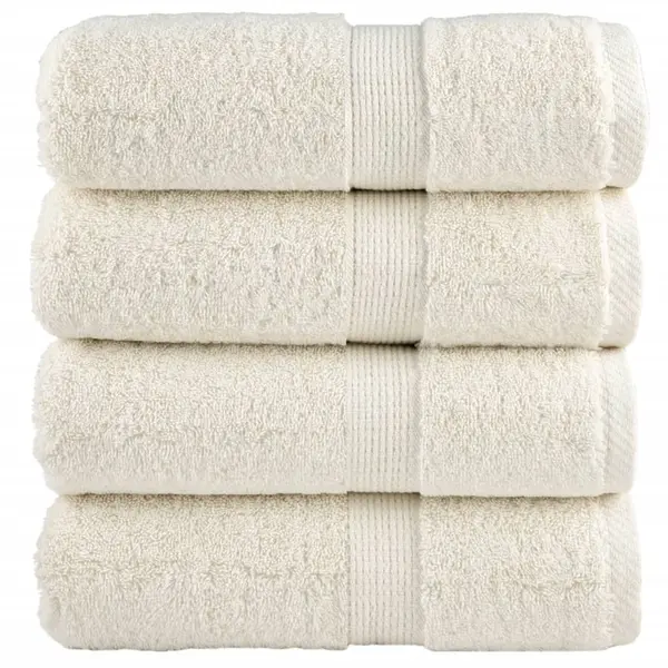 Gossi prosoape oaspeti premium solund 4 buc. crem 30x50 cm 600 gsm
