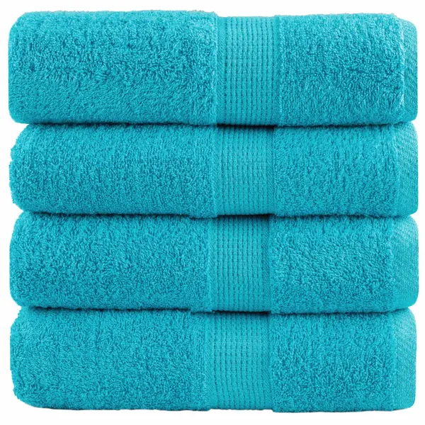 Gossi prosoape oaspeti premium solund 4 buc turcoaz 30x50 cm 600 gsm
